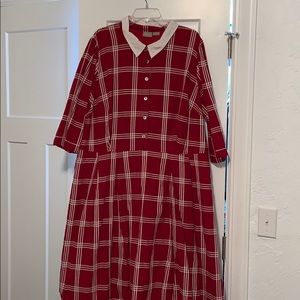 Demure Plaid Dress